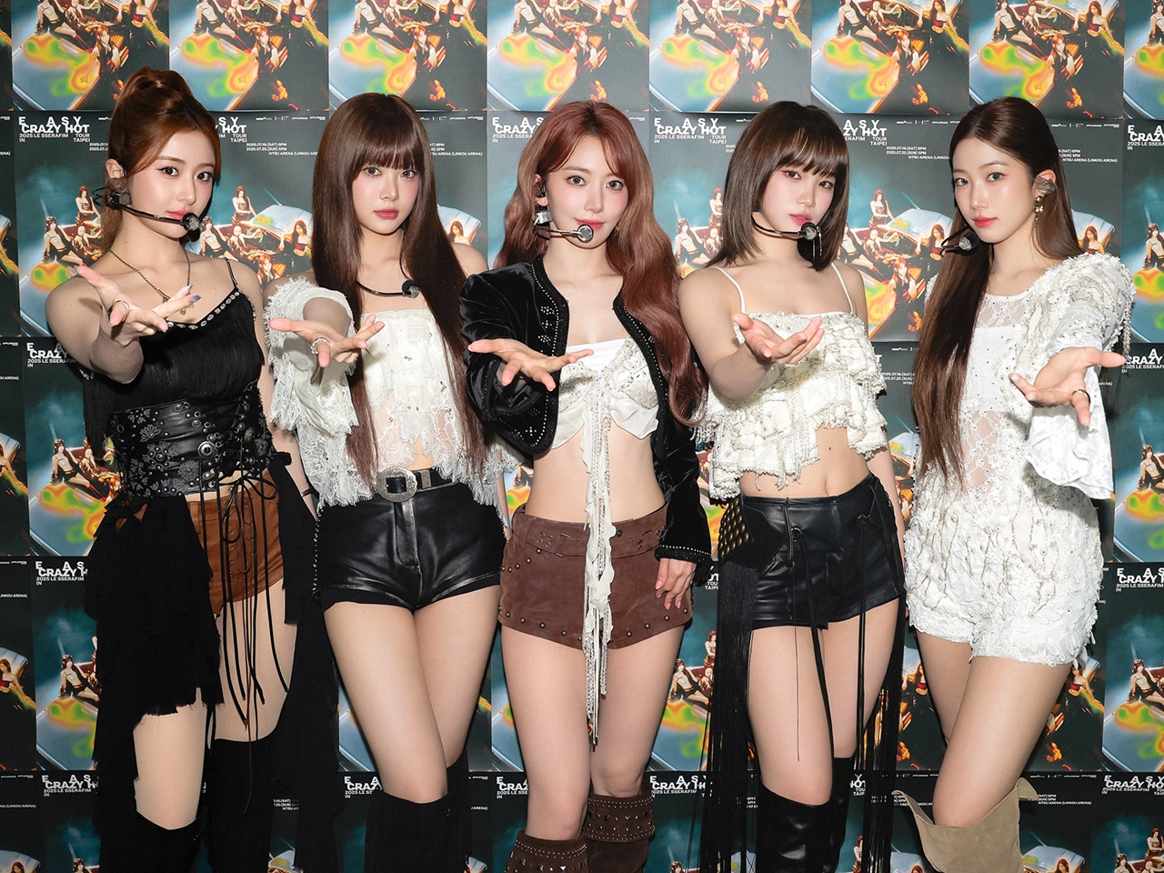 LE SSERAFIM、台北公演が大盛況！現地スター続々来場で“グローバル人気”を証明