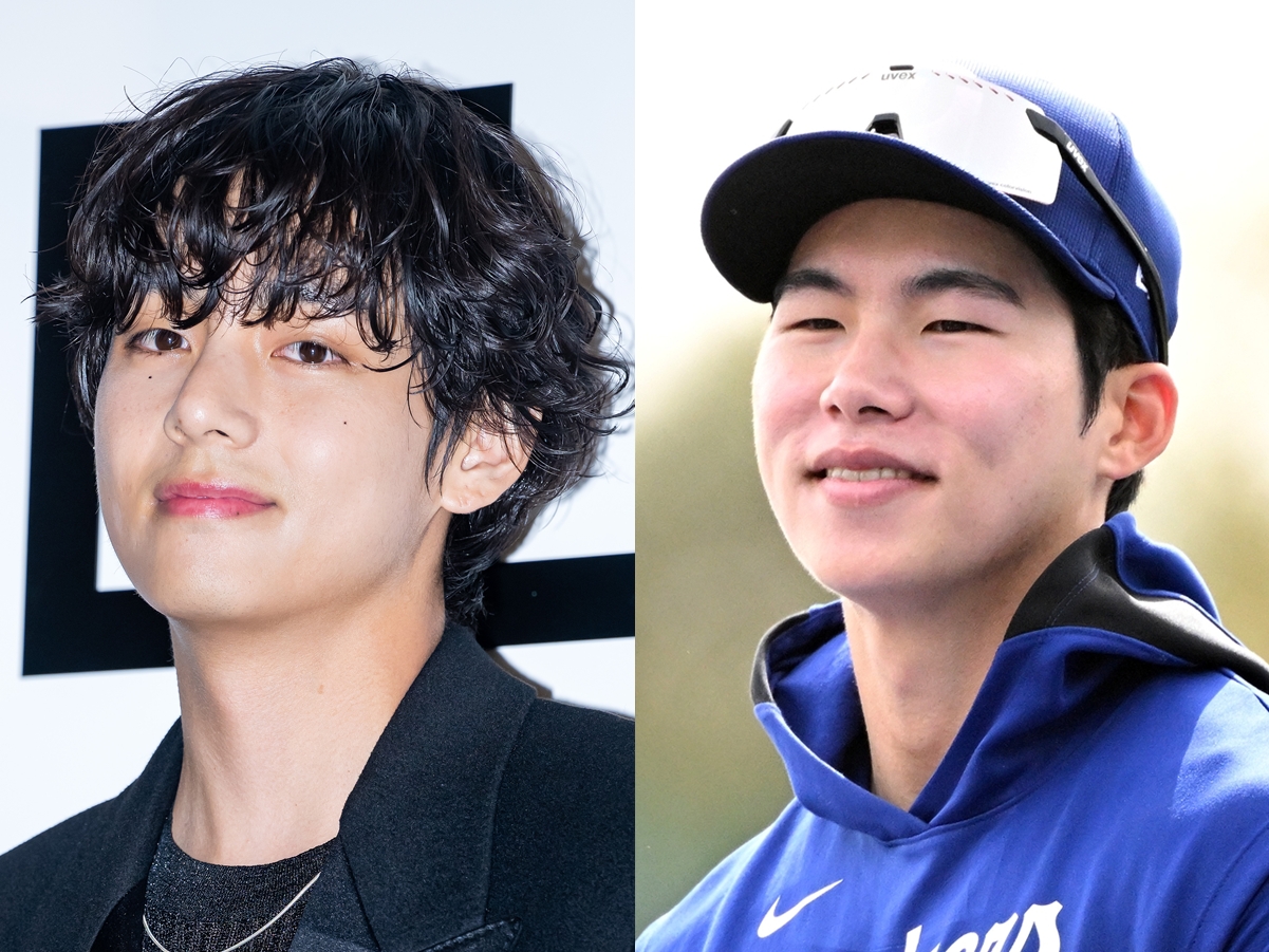 大谷翔平と対面で話題のBTS・V、リハビリ中のドジャース選手キム・ヘソンとビデオ通話で交流！「次は会いましょう」