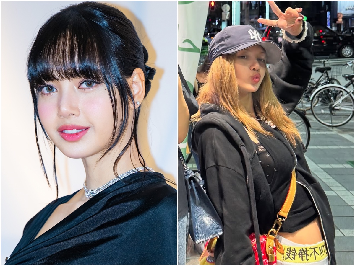 BLACKPINK・リサ、大胆“見せパン”ファッションで日本満喫！鞄の日本キャラにも注目【PHOTO】