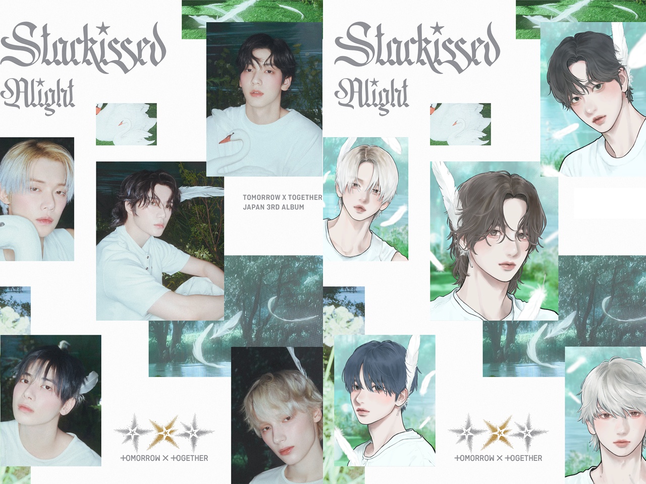 TXT、日本AL『Starkissed』で“少女漫画の主人公”に?!人気漫画家描き下ろしイラスト公開