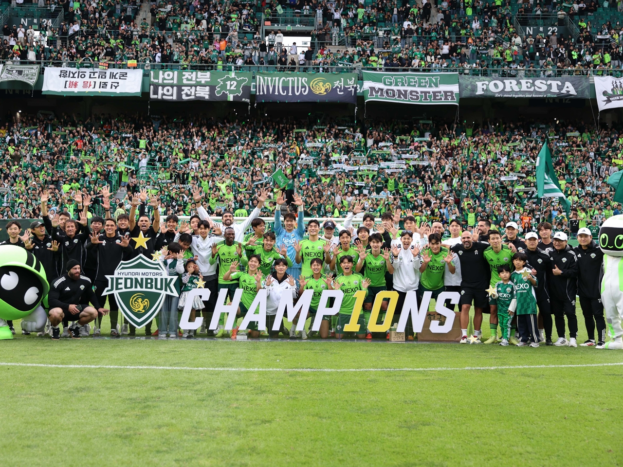 韓国Kリーグ、残り5試合時点で王者決定！全北現代が4年ぶり10度目の優勝、昨季入れ替え戦回る低迷も見事な復活