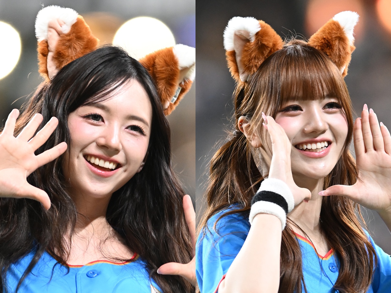 【写真】「きつねダンス可愛すぎ！」！MADEIN S・マシロ＆セリナ、しっぽ付きユニフォーム姿にファン悶絶