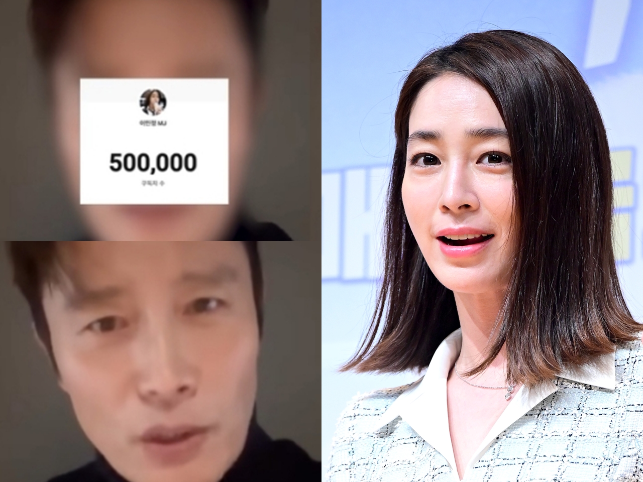 ついに夫イ・ビョンホンの顔に入った“ぼかし”を解除　イ・ミンジョンの公約実行に「おもしろすぎる」の声