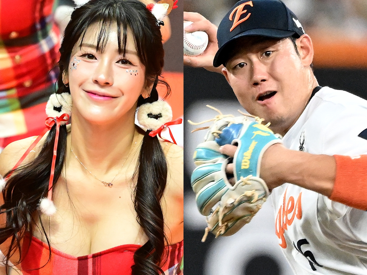 韓国チアリーダー界の“3大女神”キム・ヨンジョン、年下内野手との結婚の感想明かす　試練もあった5年愛