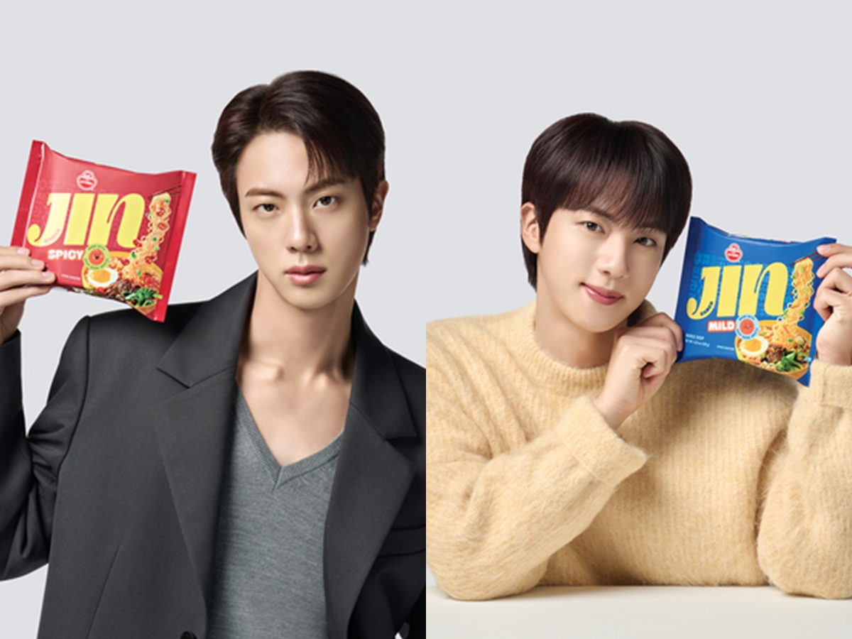 BTS・JIN×ジンラーメンのグローバルキャンペーンが始動！限定ステッカーも封入