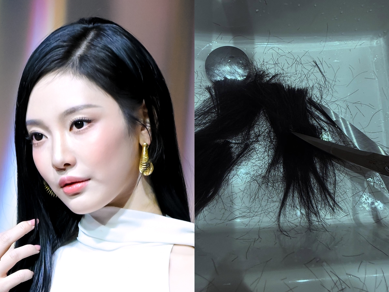 『紅白』不参加のaespa・ニンニン、ばっさりと切られた髪が話題…自由奔放な魅力披露【PHOTO】