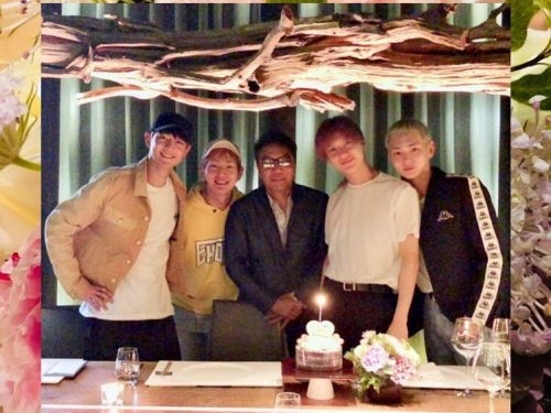 SHINeeがデビュー10周年を祝った心温まる集合写真【PHOTO】
