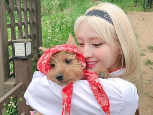 TWICEモモ、愛犬との“ラブラブツーショット”に反響「良さしかない」【PHOTO】