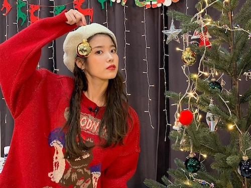歌手iuのクリスマスコーデが可愛すぎる 真似したい と反響 Photo スポーツソウル日本版