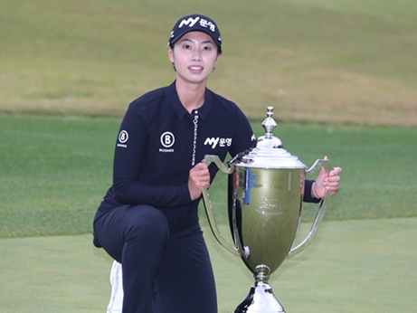 世界1位コ・ジンヨンらを抑え… “プロ6年目”アン・ナリンが韓国女子ツアー初優勝に輝く