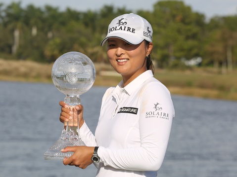 女子ゴルフ世界ランキング1位のコ・ジンヨンが、出場4大会にして賞金女王に輝いた要因とは