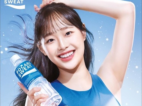 TWICEも務めたポカリの新モデルはLOONAのチュウ！「明るいエネルギーを伝えたい」