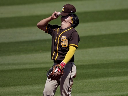 MLB ソウルシリーズパドレスジャージキム・ハソンM ダルビッシュ