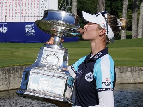 女子ゴルフ世界ランキング、メジャー初制覇のコルダ首位浮上でコ・ジンヨンが2年ぶりに陥落