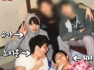 BTSと2年間同居生活をした歌手ノ・ジフン、当時の写真を公開「メンバーになれそうだったのでは？」【画像】